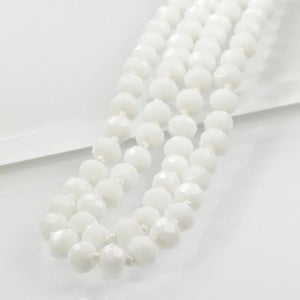 Glass bead necklace 60" & 36"