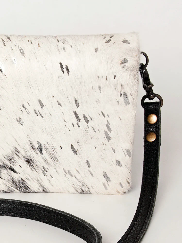 Perfect Foldover crossbody Leather & Hide Purse