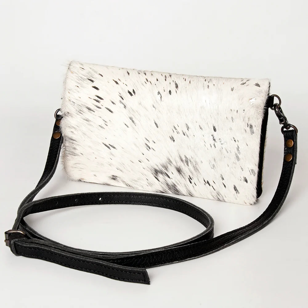 Perfect Foldover crossbody Leather & Hide Purse