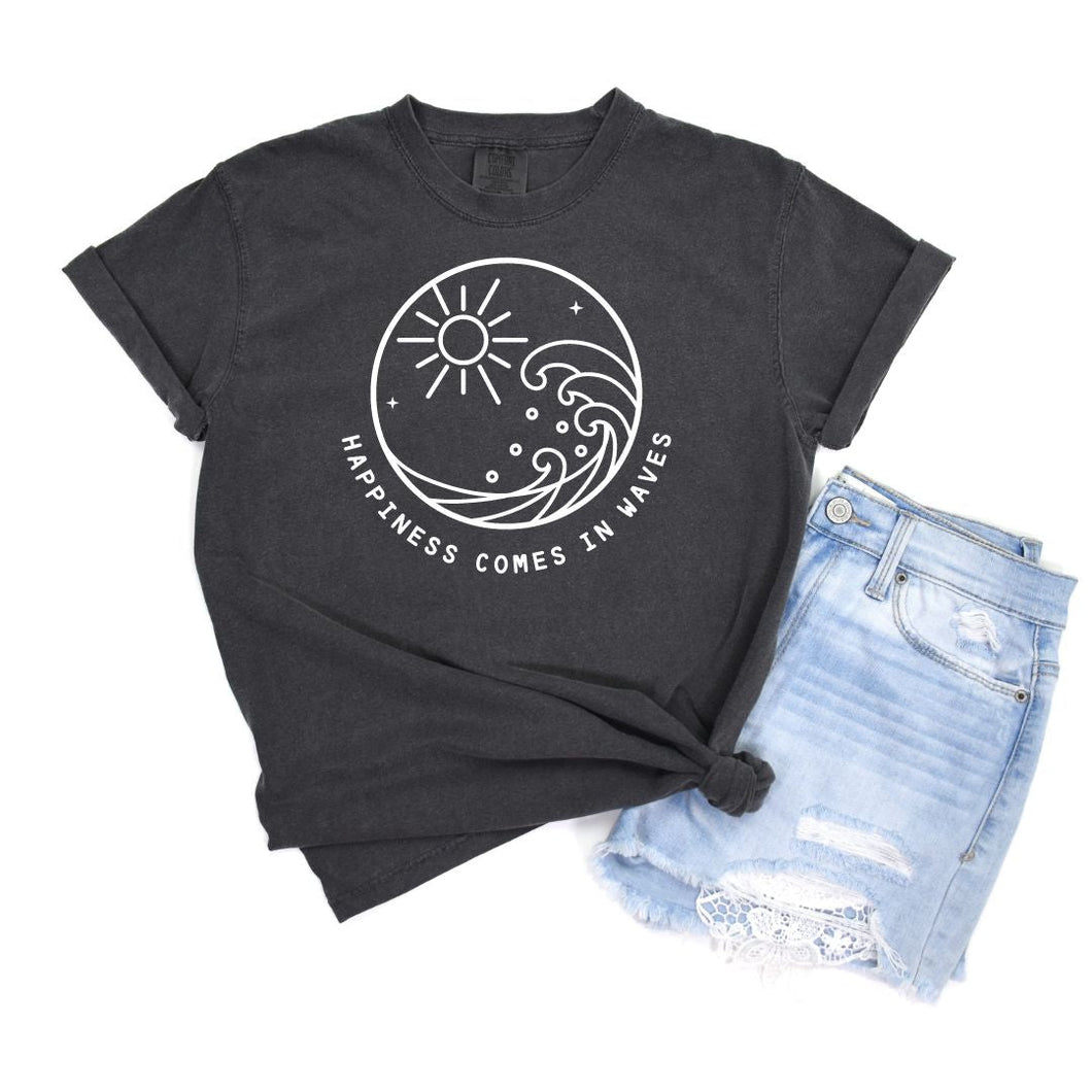 PREORDER: Happiness Comes in Waves Graphic Tee