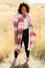 Country Roads Cardigan in Magenta