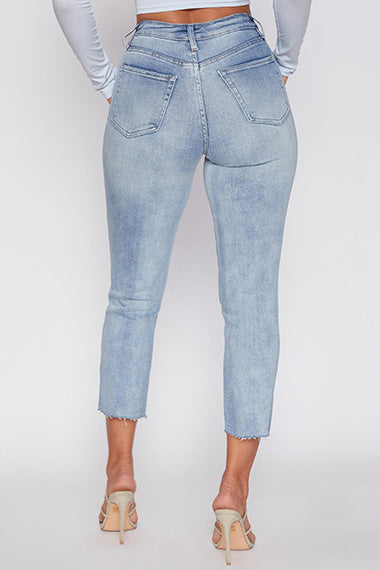 Cropped Straight Leg Denim YMI