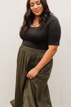Get Away Maxi Skirt in Olive