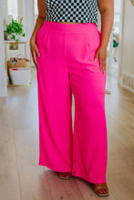 I Love These High Rise Wide Leg Pants in Hot Pink