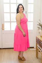 Life Of Color Tiered Pink One shoulder Dress