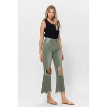 Olive Green Cropped flare Vervet by Flying Monkey