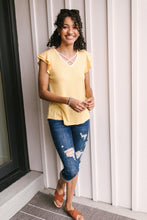 Out of Town Top in Yellow