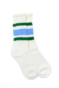 World's Best Dad Socks in Green and Blue