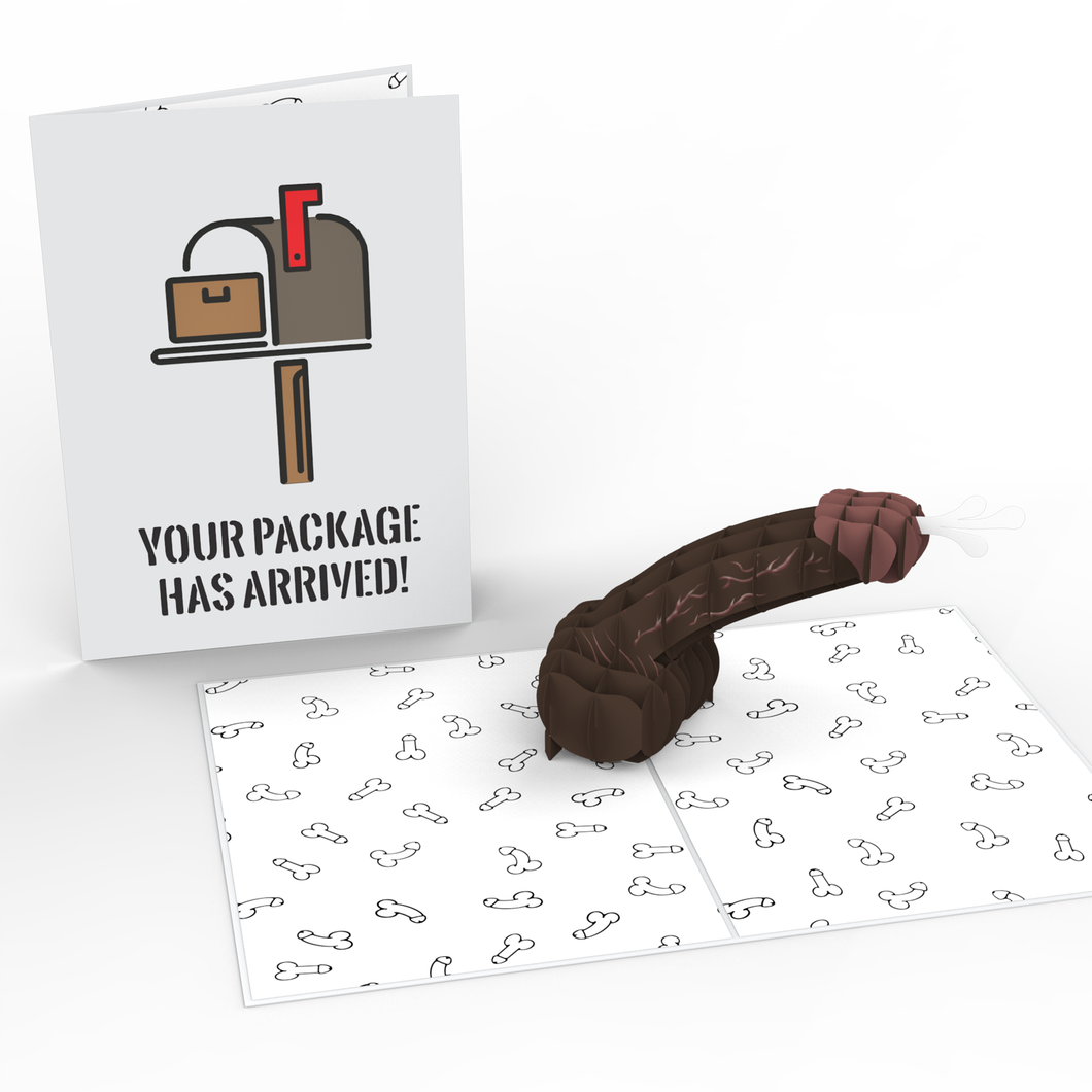 Your package has arrived Pop Cards Explicit