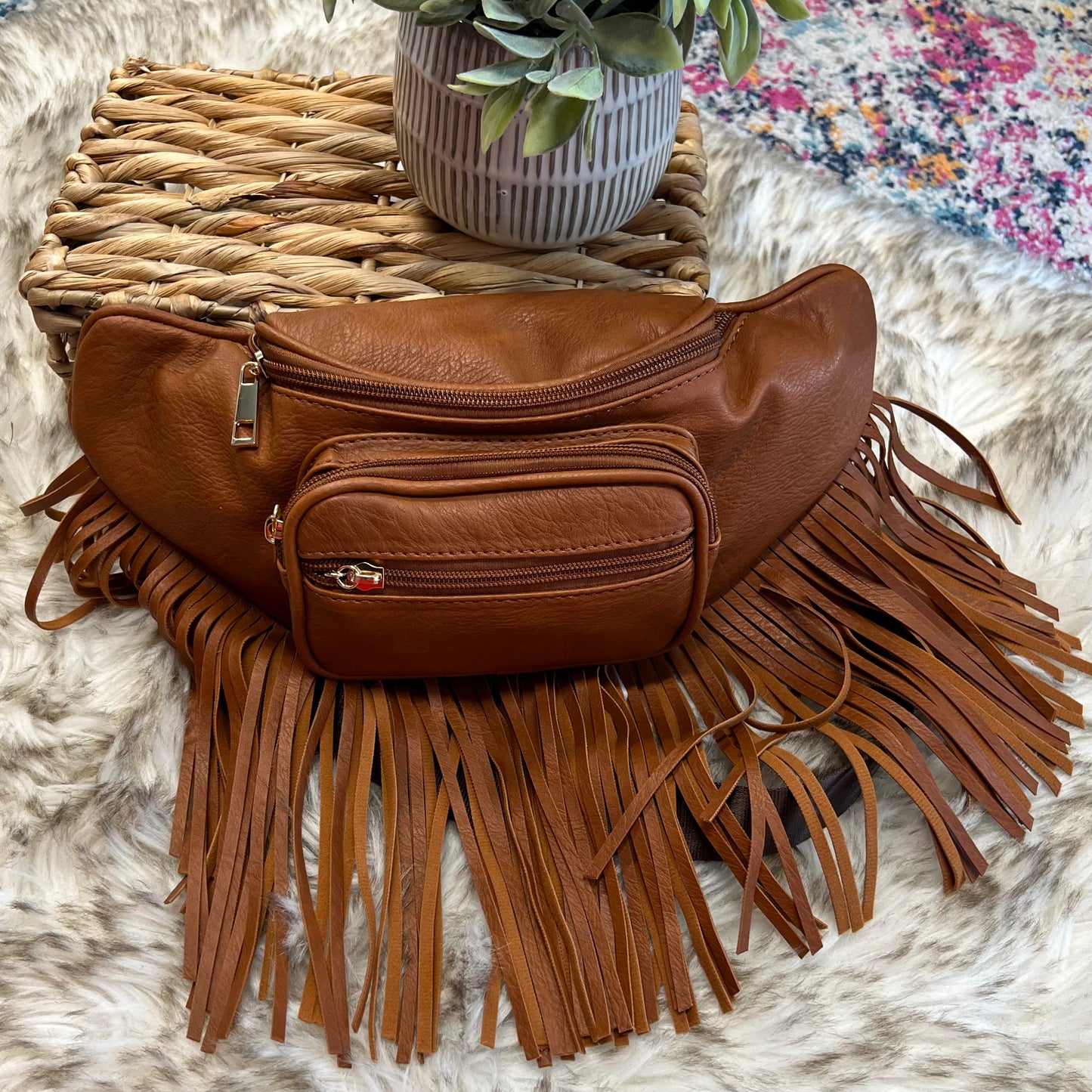 Keep it Western Fringed Fanny Belt Bag