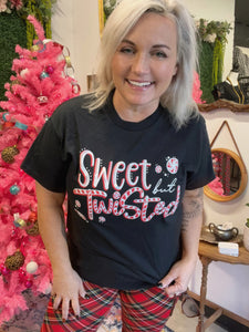 Sweet but Twisted Holiday Graphic Tee