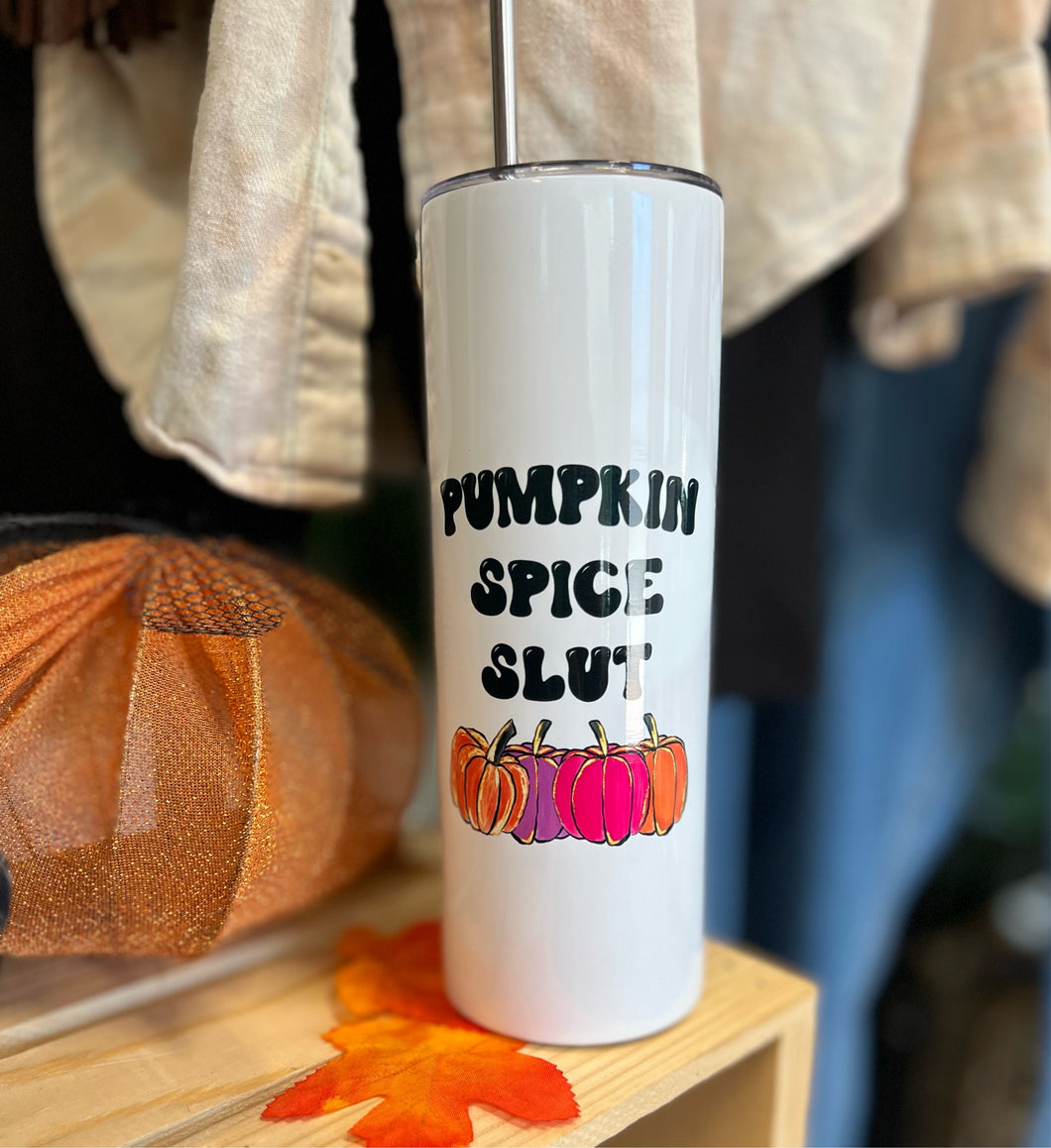 Pumpkin Spice Slut Tall Insulated Travel Cup
