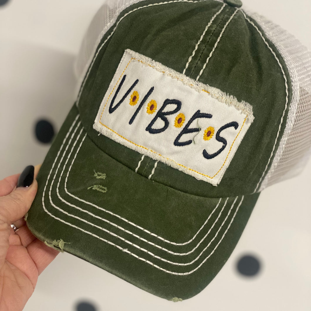 V.I.B.E.S mesh back baseball cap