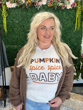 Pumpkin Spice Baby Fall graphic tee shirt
