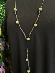 Atlanta Lost & Found Boho crochet beaded necklace