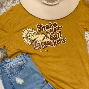 Shake Your Tail Feathers graphic tee