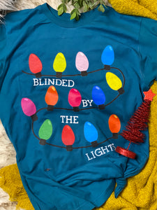 Blinded by the light Christmas tee