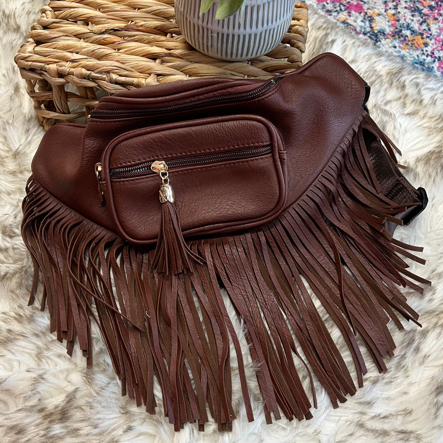 Keep it Western Fringed Fanny Belt Bag