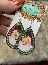 Here comes Santa earrings