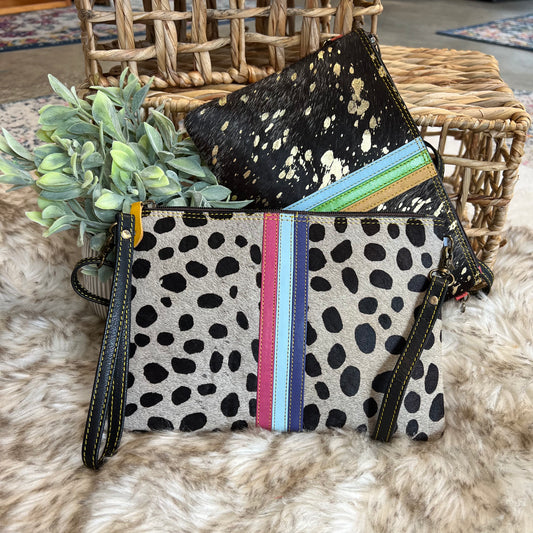 The Evie hide and leather crossboby convertible 3 in 1